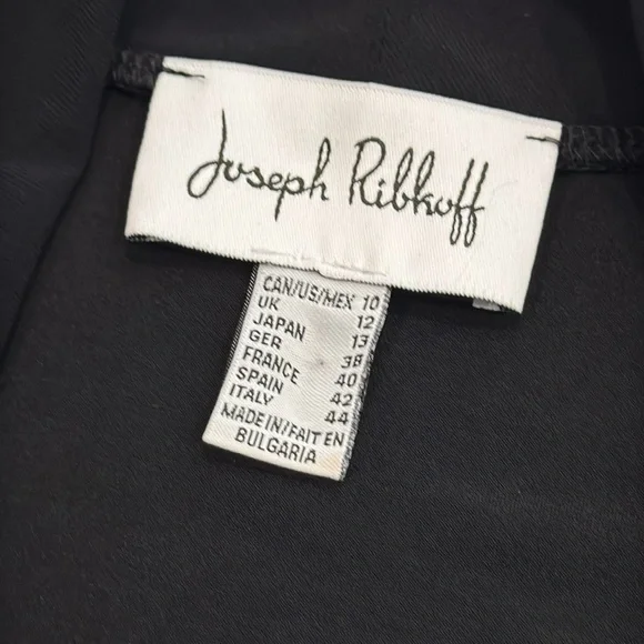 Joseph Ribkoff Elegant Black Women's Top 10 - Picture 6 of 8